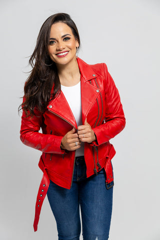 Chloe Womens Fashion Leather Jacket Chloe Womens Fashion Leather Jacket