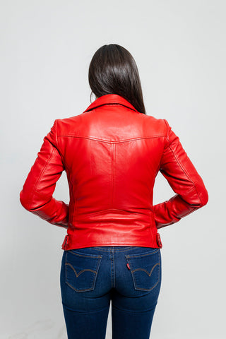 Chloe Womens Fashion Leather Jacket Chloe Womens Fashion Leather Jacket
