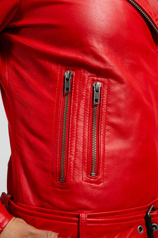 Chloe Womens Fashion Leather Jacket Chloe Womens Fashion Leather Jacket