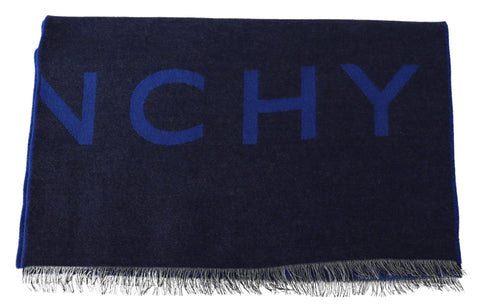 Givenchy Elegant Unisex Wool Silk Blend Scarf