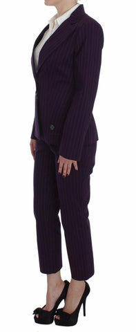 BENCIVENGA Elegant Striped Pant & Blazer Suit