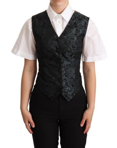 Dolce & Gabbana Enchanting Jacquard Floral Waistcoat