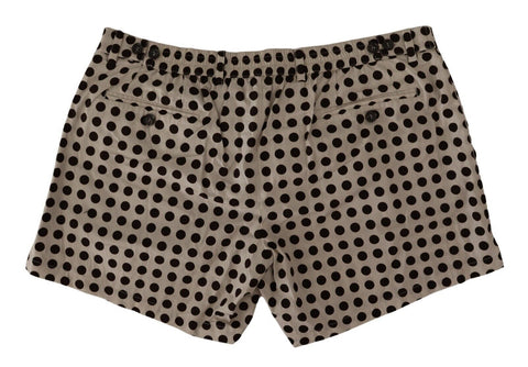 Dolce & Gabbana Elegant Polka Dot Cotton Shorts