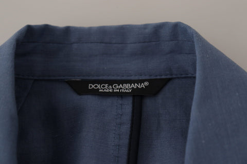 Dolce & Gabbana Elegant Single Breasted Linen Jacket