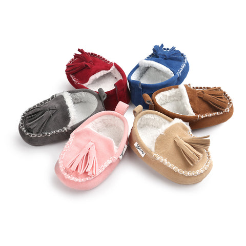 Winter Newborn Baby Super Warm Soft Bottom Anti-slip shoes Crib shoes