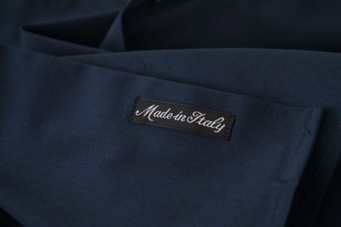 Roberto Cavalli Navy Elegance Cotton Dress Shirt