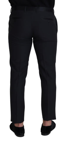 Dolce & Gabbana Elegant Black Wool Blend Trousers