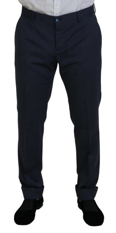 Dolce & Gabbana Elegant Blue Martini Men's Slim Fit Suit