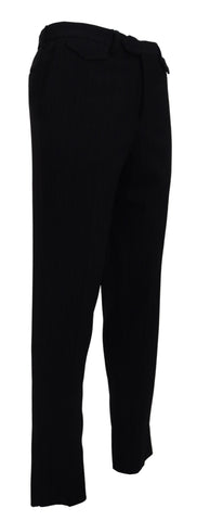 BENCIVENGA Elegant Black Italian Designer Pants