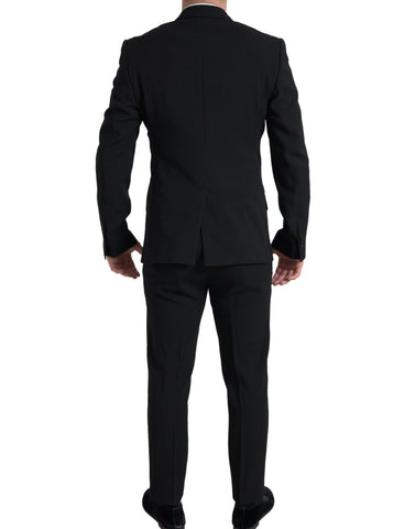 Dolce & Gabbana Elegant Slim Fit Double Breasted Suit