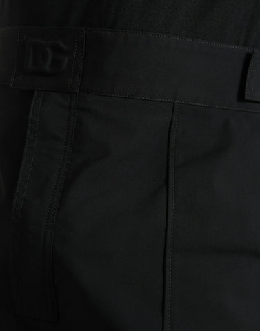 Dolce & Gabbana Elegant Casual Black Straight Pants