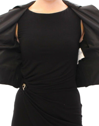Dolce & Gabbana Elegant Black Bolero Shrug Jacket