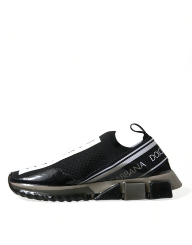 Dolce & Gabbana Elegant Black & White Sorrento Sneakers