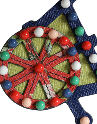 Dolce & Gabbana Multicolor Cellulose Designer Keychain