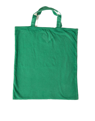 Prada Elegant Green Fabric Tote Bag