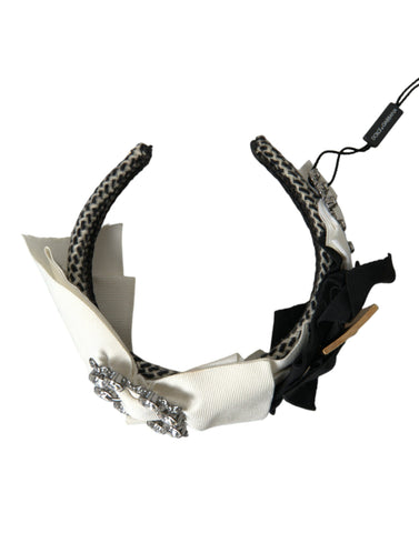 Dolce & Gabbana Multicolor Crystal Embellished Women Headband Diadem
