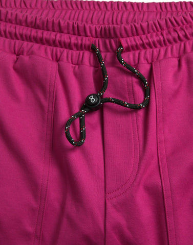 Dolce & Gabbana Pink Logo Cargo Cotton Jogger Sweatpants Pants