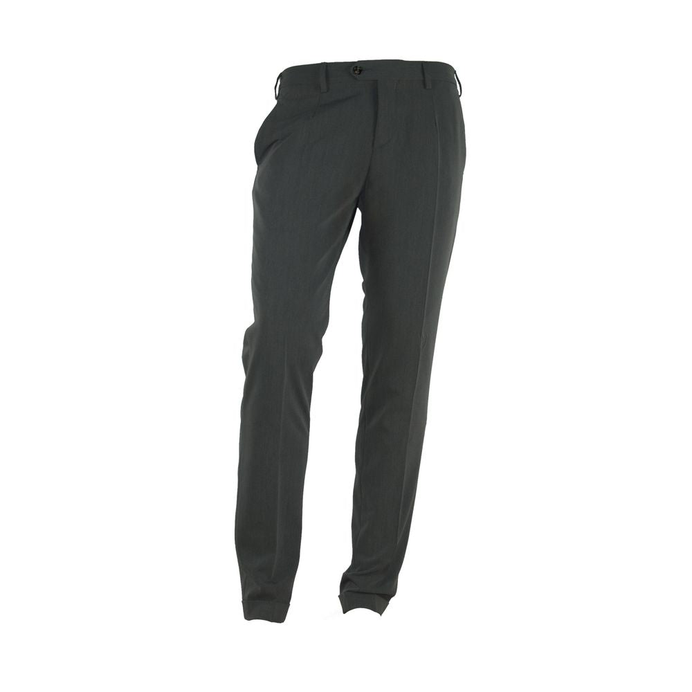 Made in Italy Elegant Italian Gray Trousers for Men