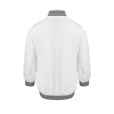 Dolce & Gabbana Elegant Cotton Knit White Sweater