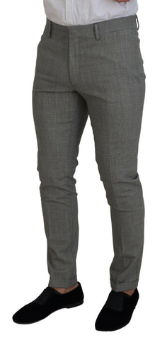 Dsquared² Gray Wool Single Breasted 2 Piece PARIS Suit