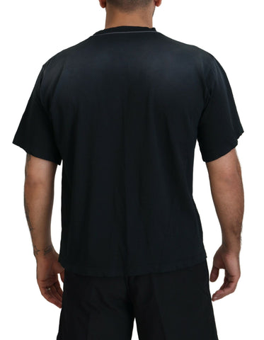 Dsquared² Black Cotton Short Sleeves Crewneck T-shirt