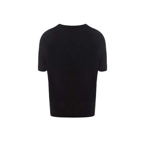 Dolce & Gabbana Elegant Black Cotton Top for Fashion-Forward Women