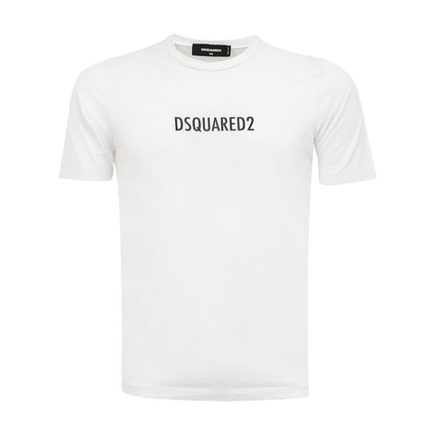 Dsquared² Elegant White Cotton Top for Stylish Women