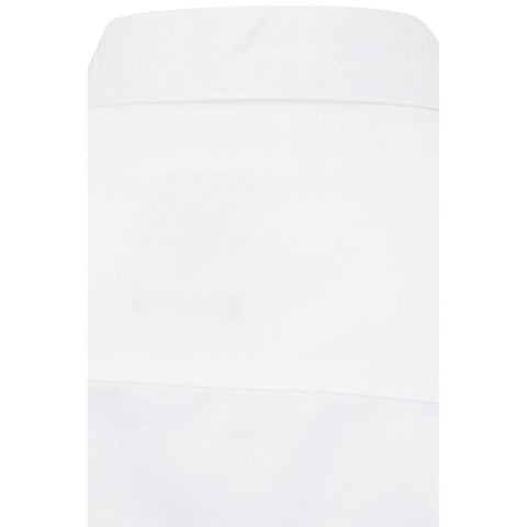 Armani Exchange Elegant White Cotton Shirt for Men