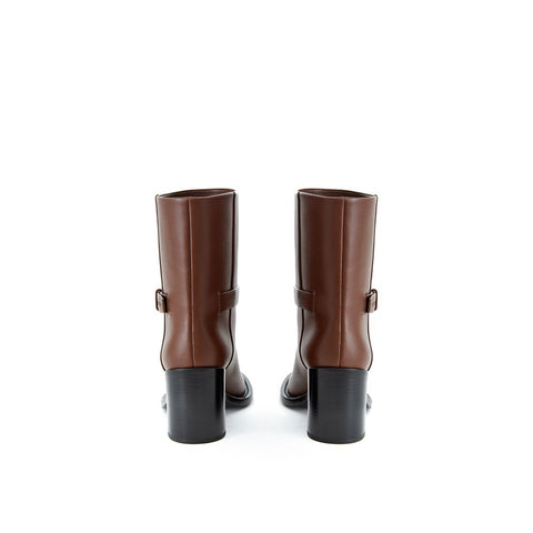 Burberry Brown Leather Boot