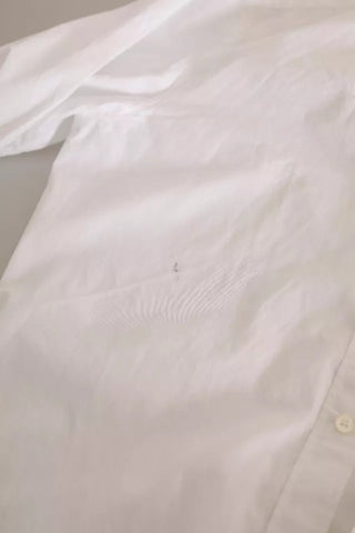 Dolce & Gabbana White Formal Cotton SlimFit Formal Dress Shirt