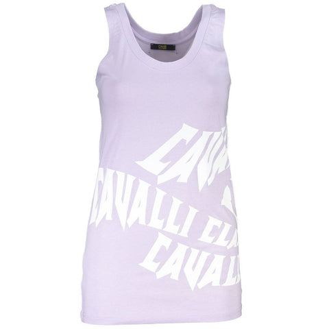 Cavalli Class Purple Cotton Women Top