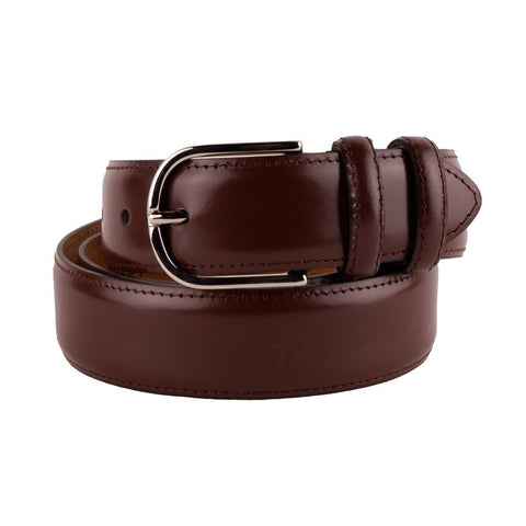 Made in Italy Elegant Milano Leather Belt Quartet