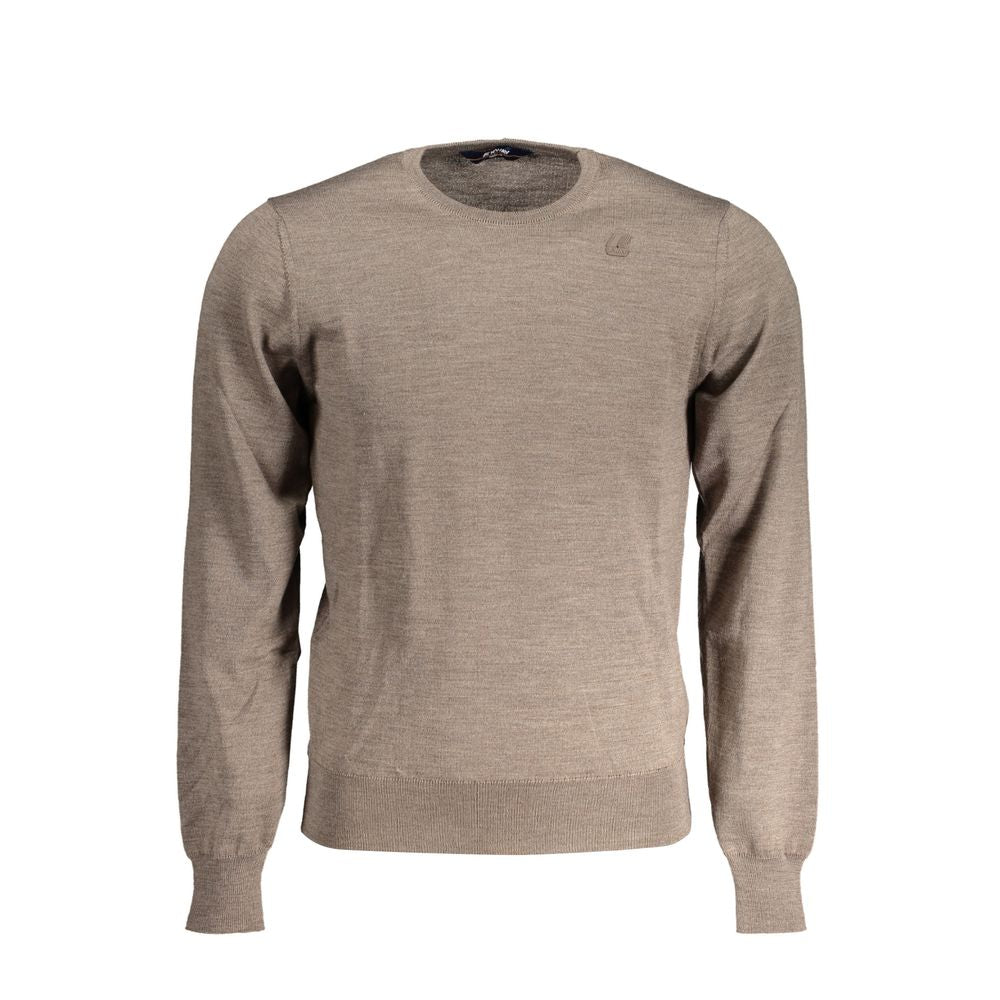 K-WAY Brown Wool Sweater