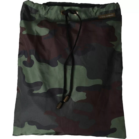 Dolce & Gabbana Multicolor Camouflage Patchwork Beachwear Shorts Swimwear