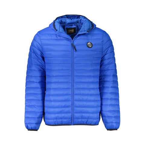 Cavalli Class Blue Polyamide Men Jacket