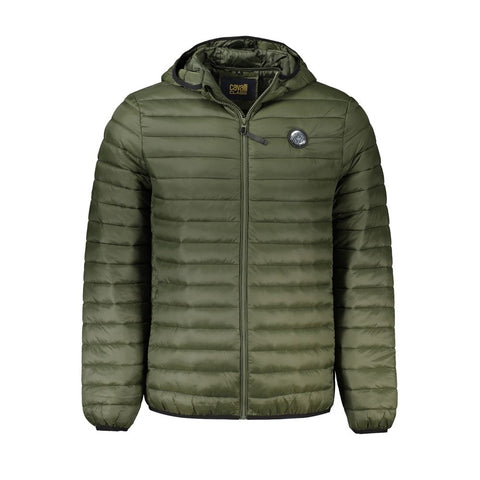 Cavalli Class Green Polyamide Men Jacket