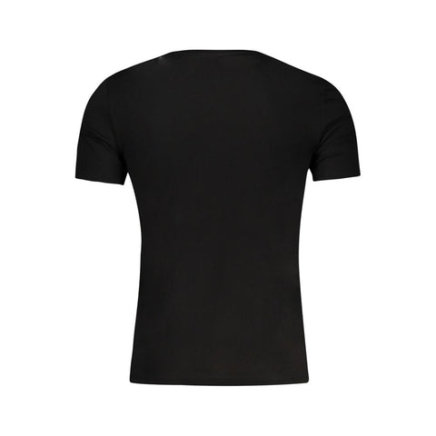 Guess Jeans Black Cotton T-Shirt