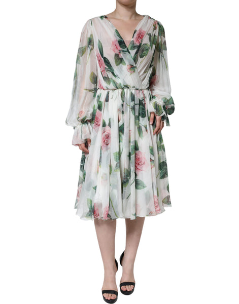 DOLCE&amp;GABBANA - Dolce&amp; Gabbana シルクブラウス DOLCE&GABBANA（シルク ・ シャツ/ブラウス(長袖/七分)）の