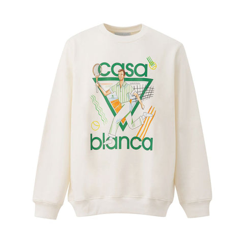 Casablanca White Cotton Sweater