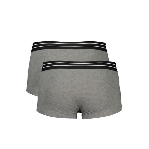 Cavalli Class Gray Cotton Underwear