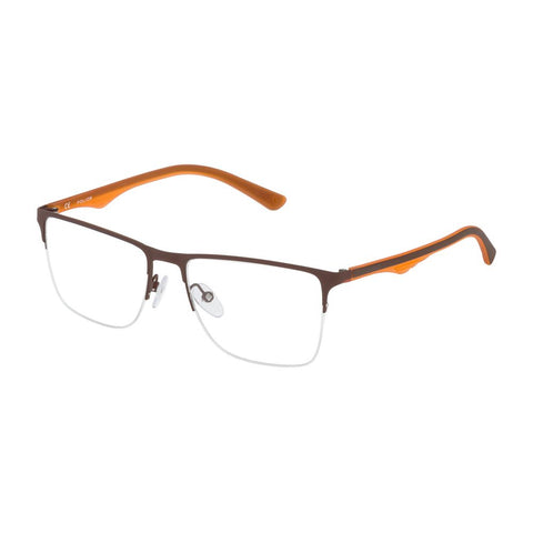 Police Brown Metal Frames