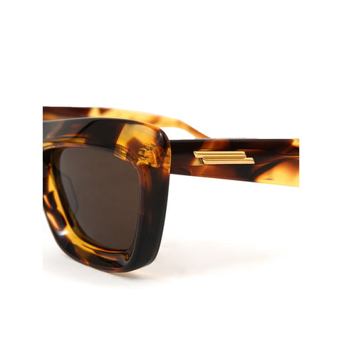 Bottega Veneta Brown Acetate Sunglasses