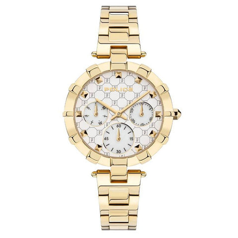 Police Gold Stainless Steel Watch