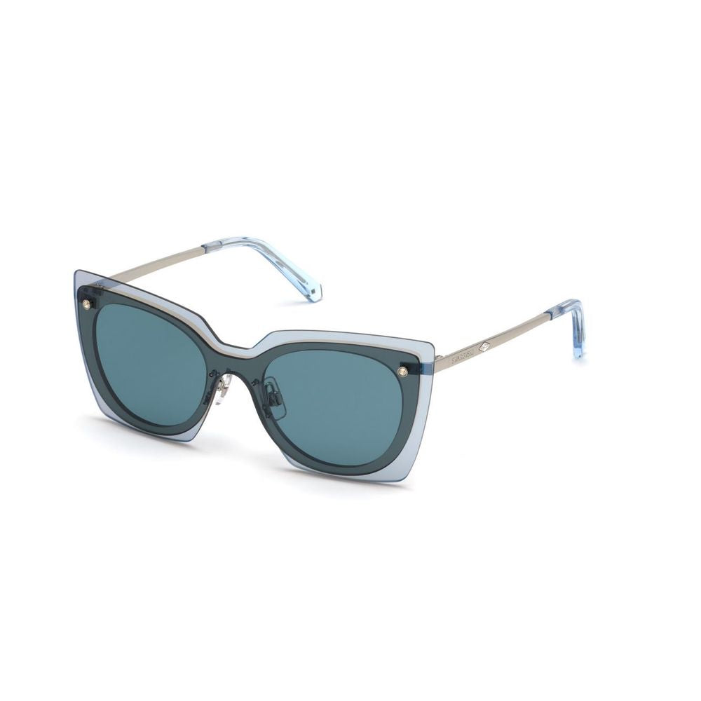 Swarovski Gray Plastic Sunglasses