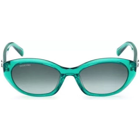 Swarovski Green Plastic Sunglasses