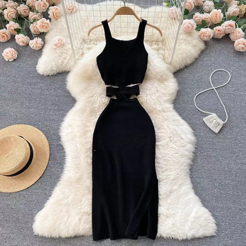 Women's Sling Hip Knitwear Dress