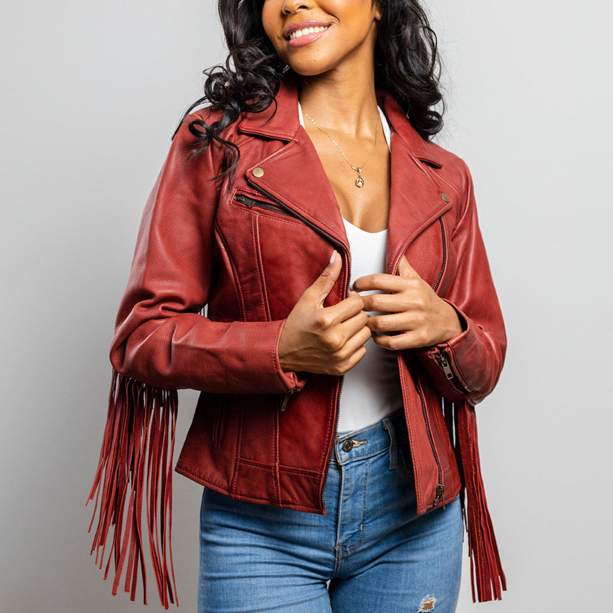 Daisy Womens Fashion Leather Jacket