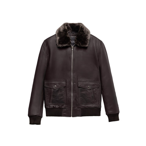 Nicola Men's Bomber Style Leather Jacket