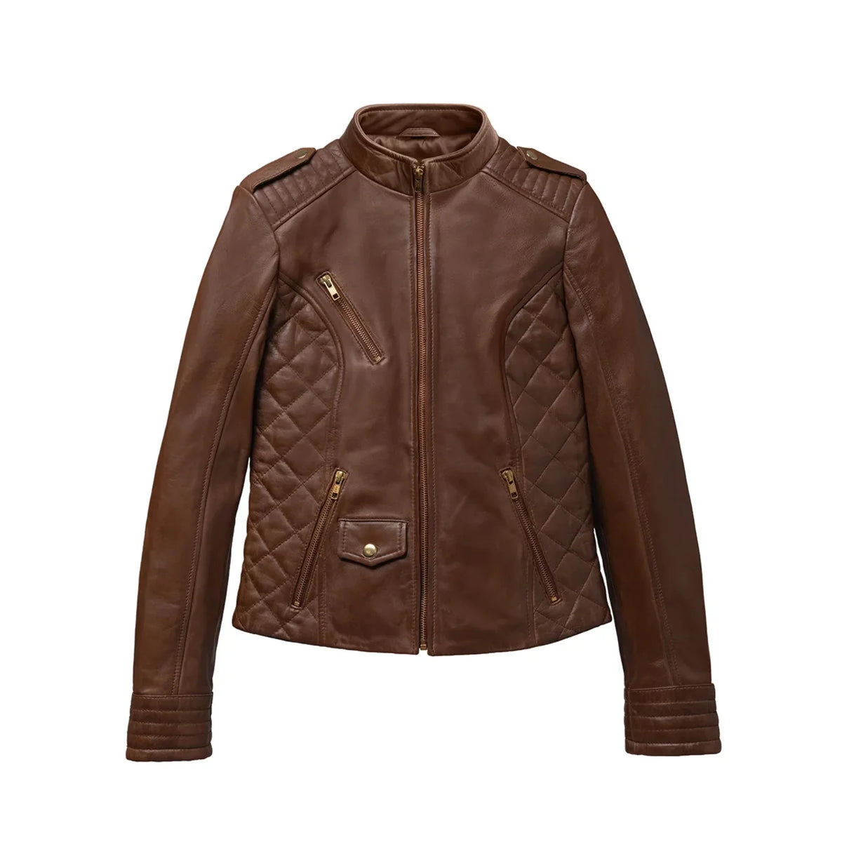 Alessandra Women's Fashion Leather Jacket