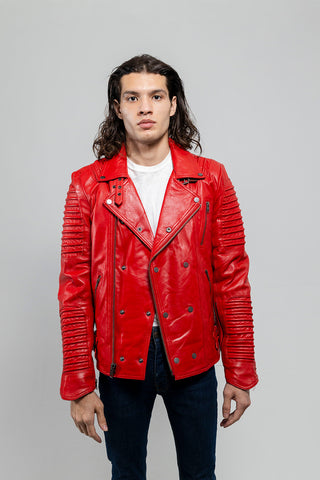 Brooklyn Men's Lambskin Leather Jacket